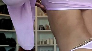 Beautiful Ebony's Sexy Lingerie Try Haul