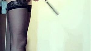 sex with big dick feels great in stockings and heels