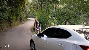 Strange Girl Asks Me To Fuck Her Without A Condom Outdoors - Danner Mendez & Iris Rodriguez