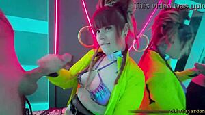 Watch This Slut Deepthroat Sloppily In A Rave Bathroom!