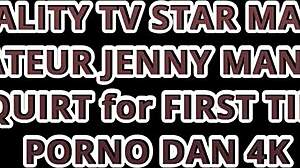 Dan's throbbing cock pounds Jenny Manson's wet tight pussy. She rides him hard.