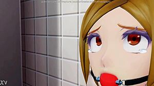 Restroom Playtime Yuri Bondage Sex - 3D MMD