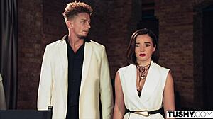 Tushy petite model eve sweet devours anal with huge appetite