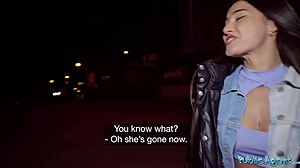 Nuria Millan Cheats Publicly with Big Dick Blowjob