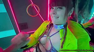 Watch This Slut Deepthroat Sloppily In A Rave Bathroom!