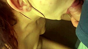 18 year old stepsis milks cock while finger fucking pussy