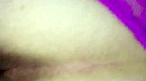 Bent over doggystyle interracial fucking with big black cock for chubby girlfriend in pink panties