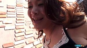 they were drinking and later he was trying to cum in her mouth on stairs