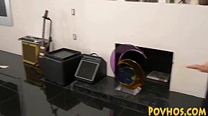 brunette teen 18+ pov rides cock while spreading pussy