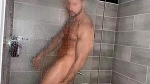 Latina Brunette Spies And Masturbates On Her Muscular Boss Duncan Saint Then Fucks Him Wildly In The Shower Asking For Cum On Her Face Daniela Andrea