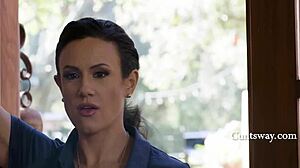 officer penny's dirty lesbian secret unfolds as dana vespoli and penny barber engage in cuntsway