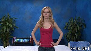 Detailed Naked Gal Massage Session