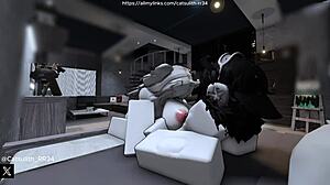 quietly fucking a fan on the bed in various positions like cowgirl and doggystyle