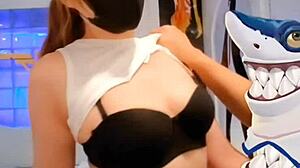 Olga Aoki Screams During Double Penetration