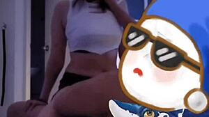 Olga Aoki Screams During Double Penetration