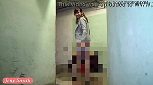 Naked Jeny Smith Is Hiding And Sneaking In The Lost Corridors