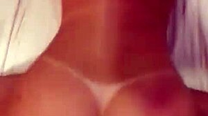 Real amateur Latina wife gets her ass fucked doggystyle