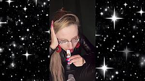 Watch this man transform into a sissy with mascara tears and complete obedience.