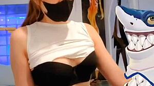 Olga Aoki Screams During Double Penetration