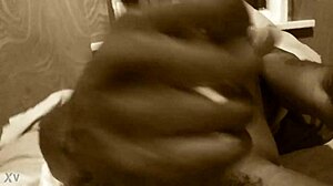 Big black monster cock shooting massive cumshots in detailed solo action