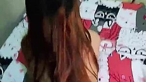 enjoying the neighbor's wife's delicious indonesian meal