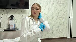 My urologist checked my dick with his pussy