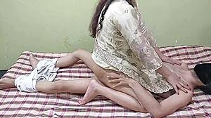 Indian Step Mom Has Romantic Sex With Step Son In Hindi.