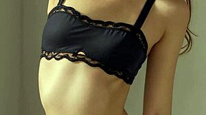 Lingerie Models In Flower Panties Barefoot And Sexy