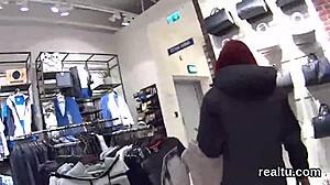 Flawless czech cutie teased in hypermarket then nailed in pov