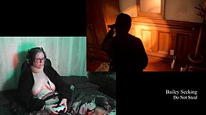 Naked Alan Wake 2 Playthrough Part 13: Bbw Brunette With Long Hair, Glasses, And Tattoo!