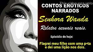 senhora wanda conta transa com filho