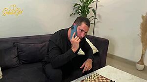 Did the sexy secretary get fucked by her boss after his trading loss? Part 1