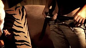 Jodi James Gets Double Facial After Threesome Fuck