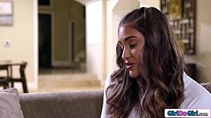 Stepdaughter licks stepmom to refresh her memory