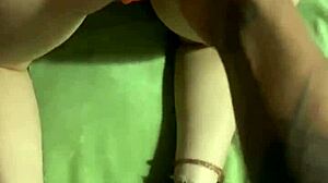 big dick pulls panties aside for rough bush fuck