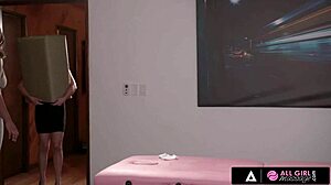 kristen scott and skylar snow get oiled for a fun lesbian massage with fingering