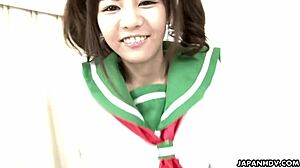 Innocent Japanese Teen Shaves Tender Pussy