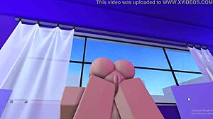 Roblox Stripper Kitty Show Off Her Stripper Moves and Gets Naked and Masturbates