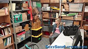 Naughty Shoplifter Gets Cummed Hard