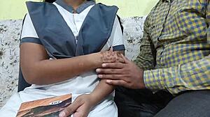 tuition teacher tempts girl and repairs her pussy