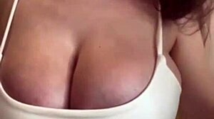 stepmother with big milky tits fucks and masturbates to orgasm