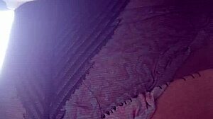 Elza Kom Nylon Tights Fetish. A curvy ebony student worships her narrow ass in leggings and panties during financial domination.