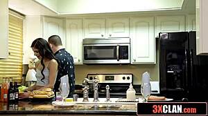 Sneaky Milf Blows Stepdaughter's Boyfriend