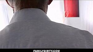 familydirty features petite 18+ teen brooke haze as step sister getting fucked by step brother during movie with stepgrandpa