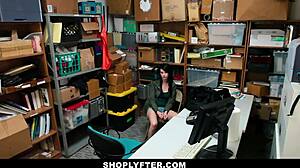 Skinny teen Alex Harper gets blackmailed and stripped