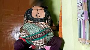 Indian couple influences landlord and fucks roughly in homemade video