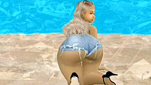 The Encounter Between Margarite La Beatch And Funky Hide