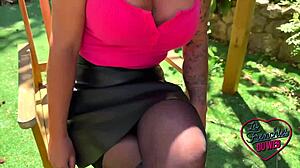 Ava Flaunts Huge Tits And Gets Filled Properly 😏