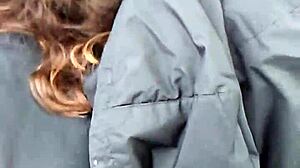 Amber Blowjob In Truck Cum In Mouth Slut Action