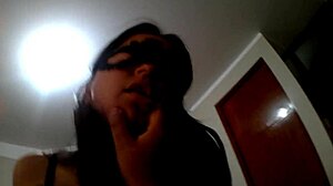 Curvy latina watches videos gets caught masturbating by stepmother